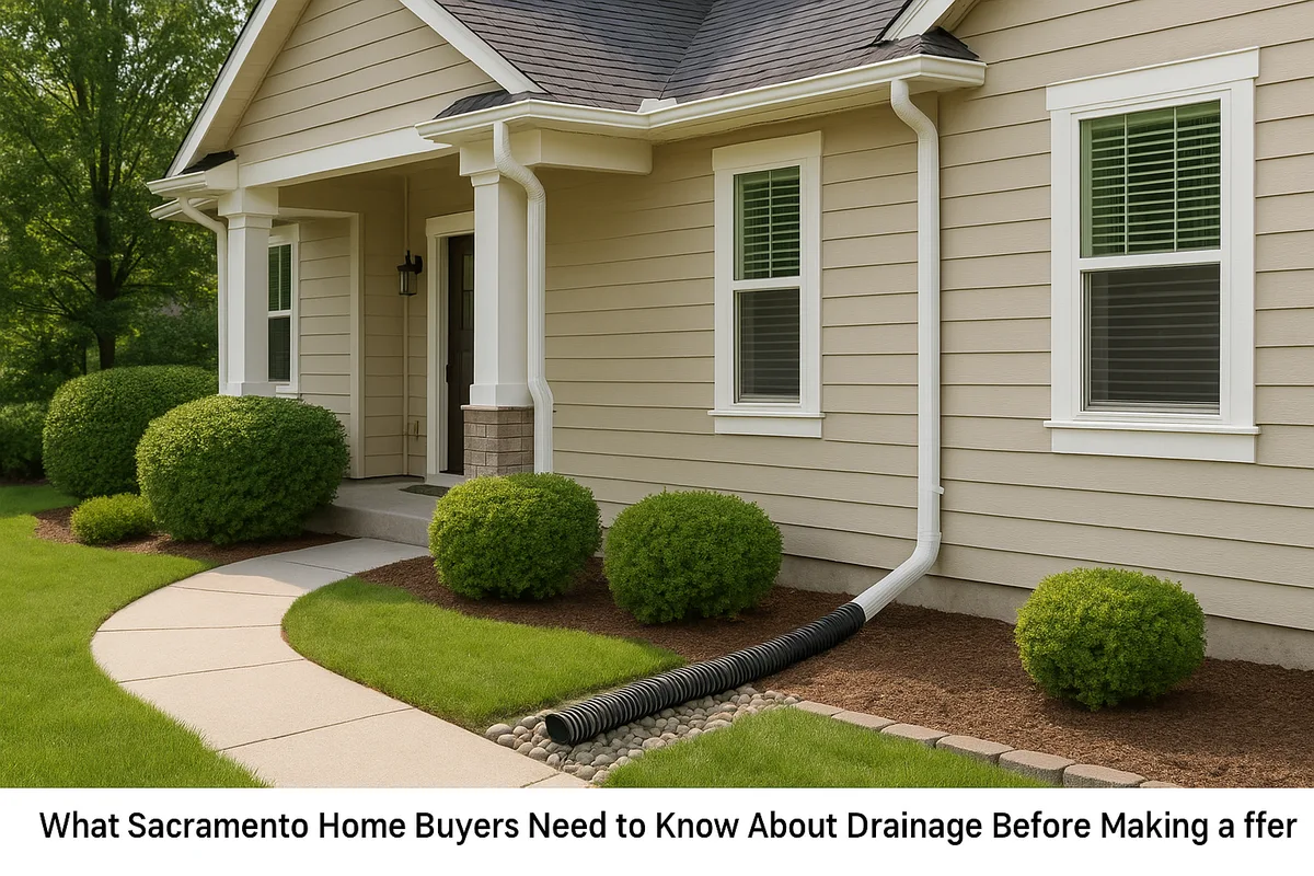 What Sacramento Home Buyers Need to Know About Drainage Before Making an Offer
