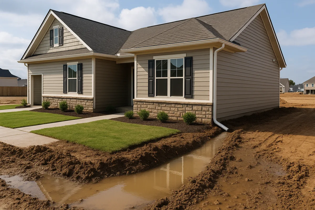 New Construction Drainage Problems in Sacramento's Fast-Growing Suburbs