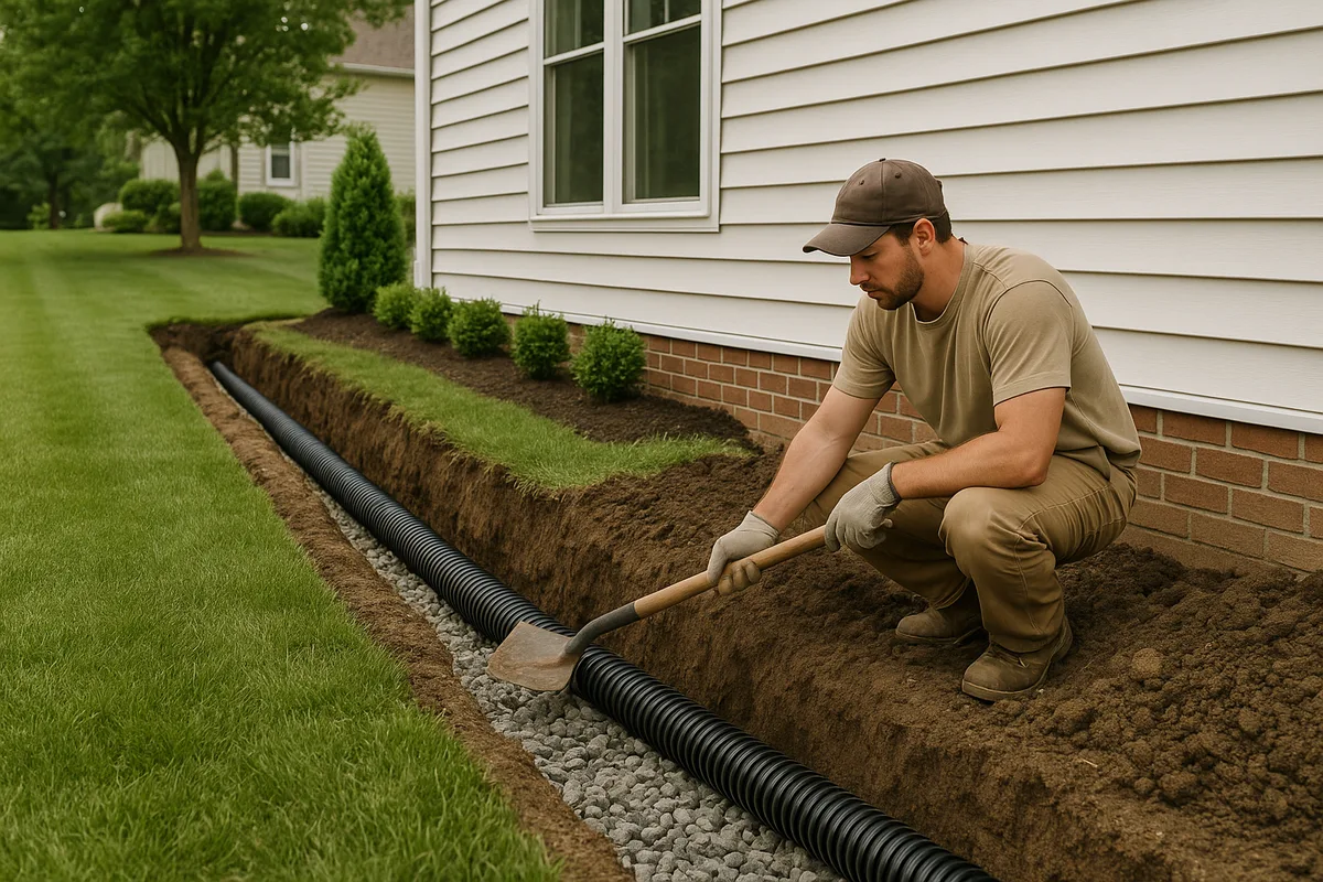How to Price a French Drain Install: A Contractor's Bidding Guide