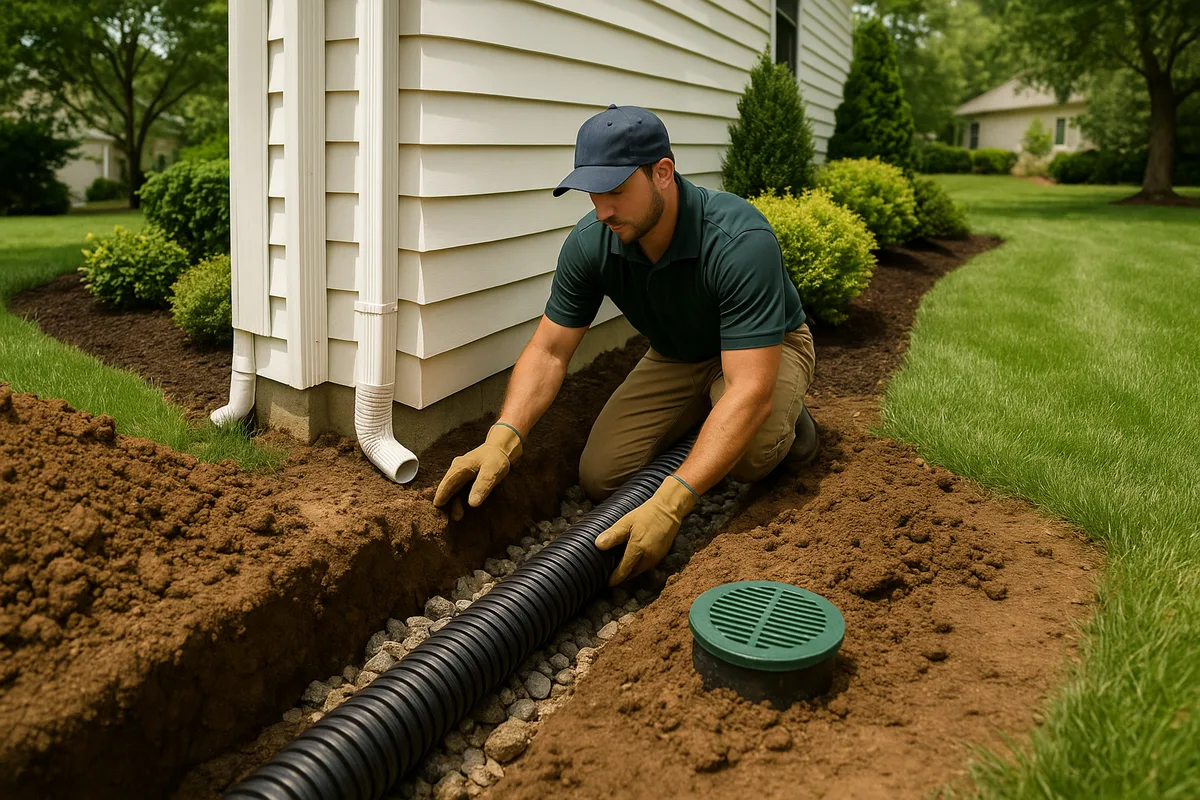 How to Turn a Basic Yard Maintenance Customer into a High-Ticket Drainage Client