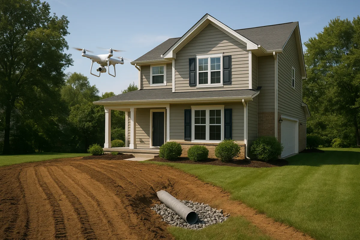 Drone Mapping vs. Cloud Topography: What's Faster for Landscape Grading?