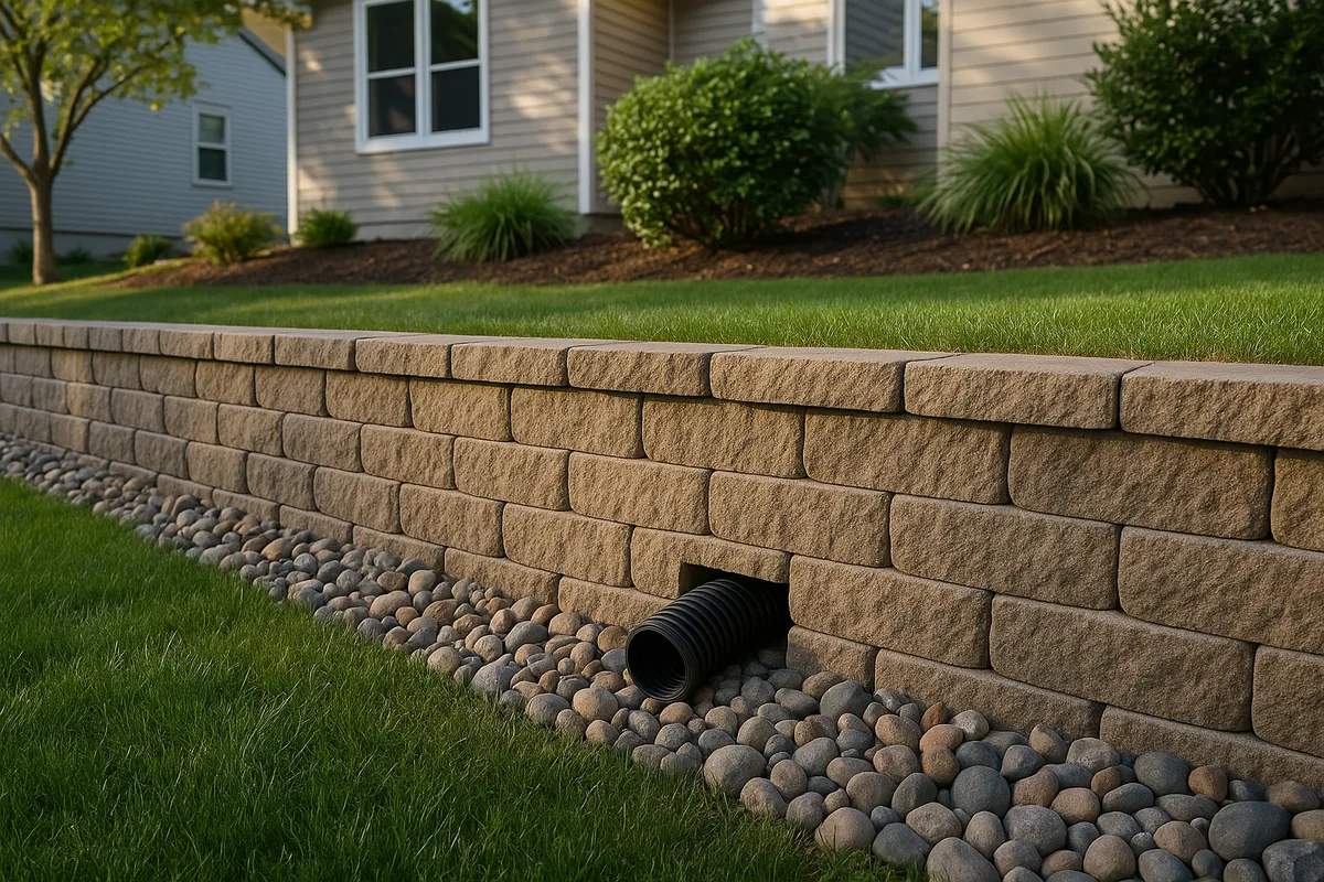 Retaining Wall Drainage: Why Walls Fail Without It